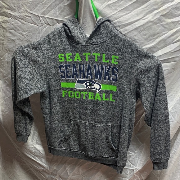Seattle Seahawks Gray Hoodie youth large - Picture 1 of 4